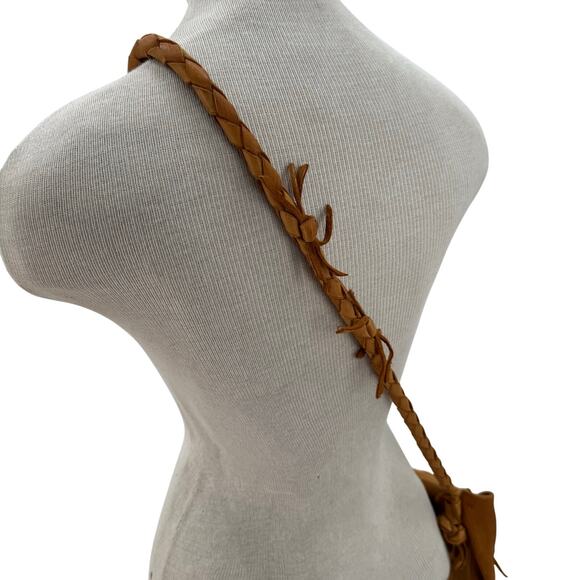 Moondancer leather deer skin crossbody bag - Picture 7 of 10
